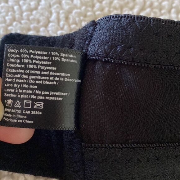 Always A Flirt Black Strapless Comfy Relaxed Fit Women Size 40DD Bra - Picture 5 of 5